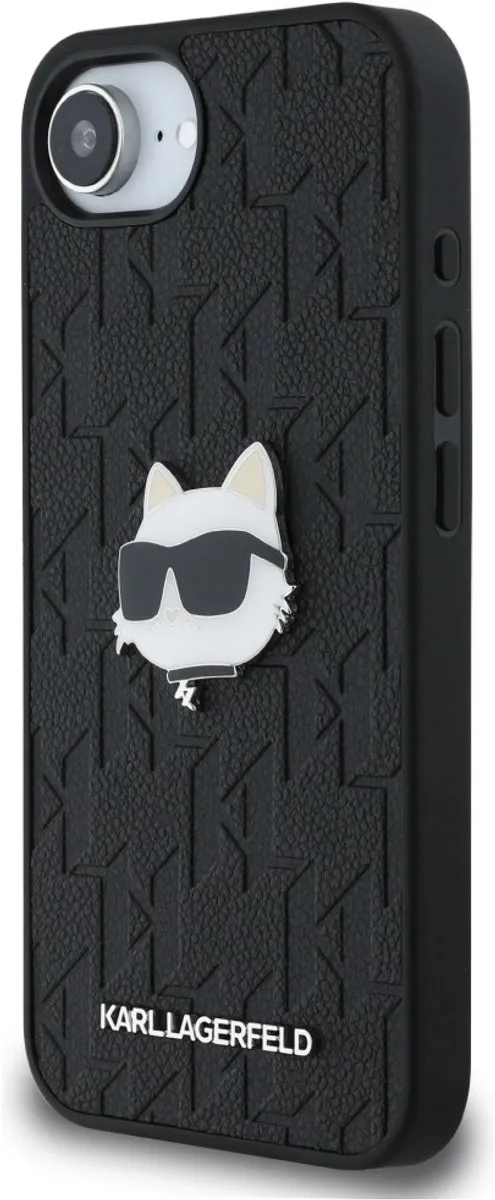 Karl Lagerfeld Hoesje Monogram Choupette iPhone 16E - Transparent - afbeelding 6 van 6