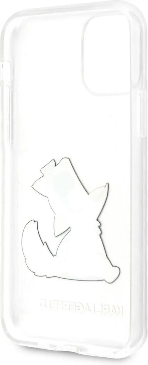 Karl Lagerfeld Choupette Hoesje iPhone 11 - Transparant
