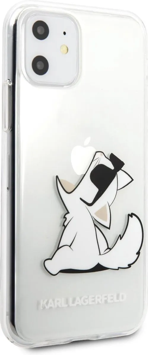 Karl Lagerfeld Choupette Hoesje iPhone 11 - Transparant - afbeelding 6 van 6