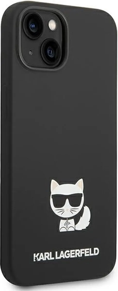 Karl Lagerfeld KLHCP14MSLCTBK iPhone 14 Plus Hoesje - Zwart