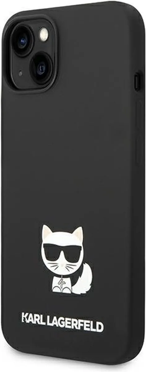 Karl Lagerfeld KLHCP14MSLCTBK iPhone 14 Plus Hoesje - Zwart