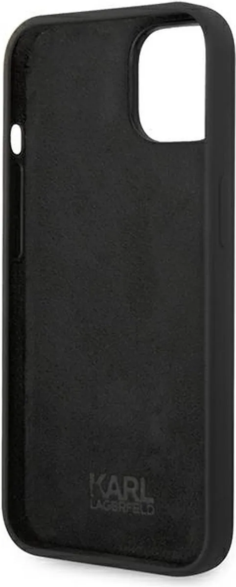 Karl Lagerfeld KLHCP14MSLCTBK iPhone 14 Plus Hoesje - Zwart - afbeelding 6 van 6
