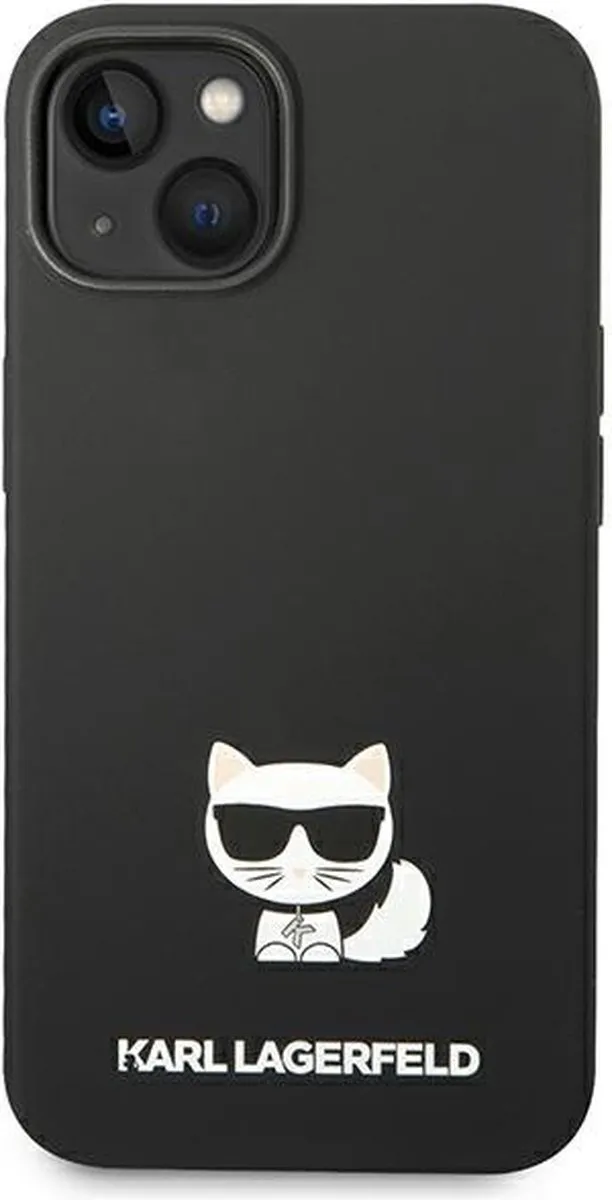 Karl Lagerfeld KLHCP14MSLCTBK iPhone 14 Plus Hoesje - Zwart