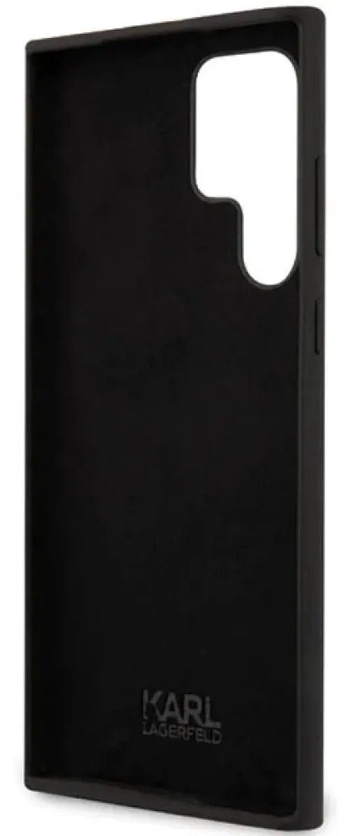 Karl Lagerfeld KLHCS24LSNIKBCK Telefoonhoesje - Samsung Galaxy S24 Ultra - Zwart