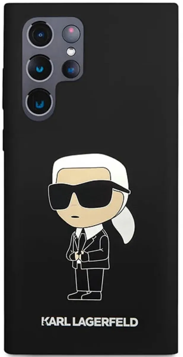 Karl Lagerfeld KLHCS24LSNIKBCK Telefoonhoesje - Samsung Galaxy S24 Ultra - Zwart - afbeelding 6 van 6
