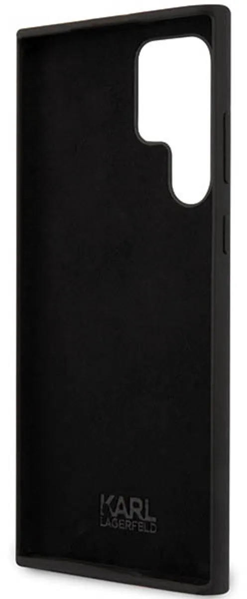 Karl Lagerfeld KLHCS24LSNIKBCK Telefoonhoesje - Samsung Galaxy S24 Ultra - Zwart
