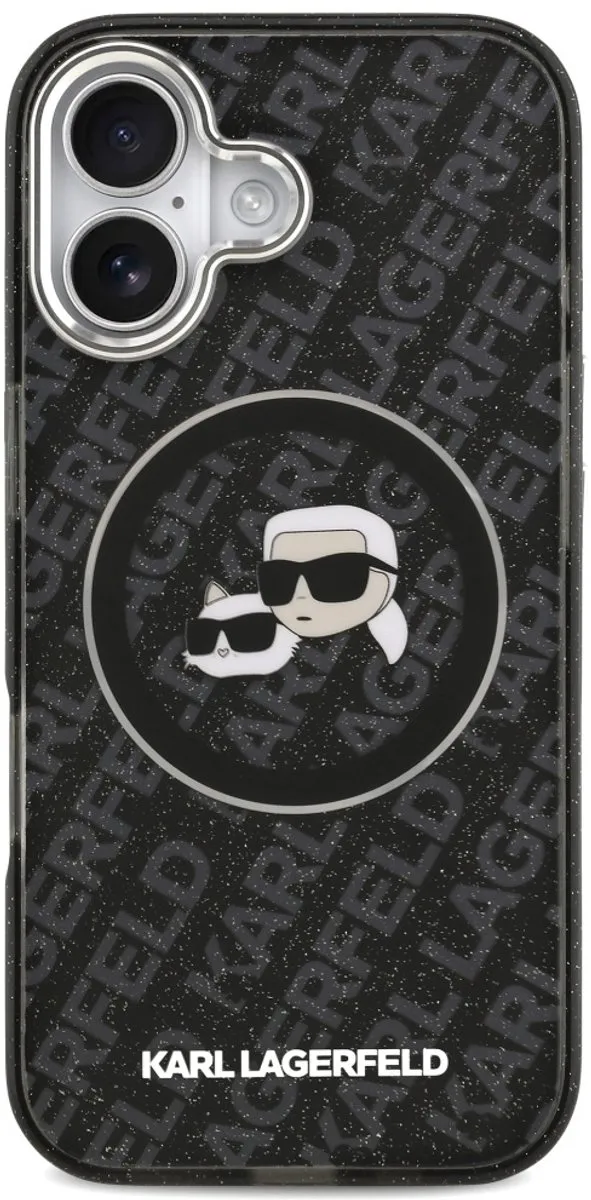 Karl Lagerfeld iPhone 17 Hoesje - Magsafe - Zwart