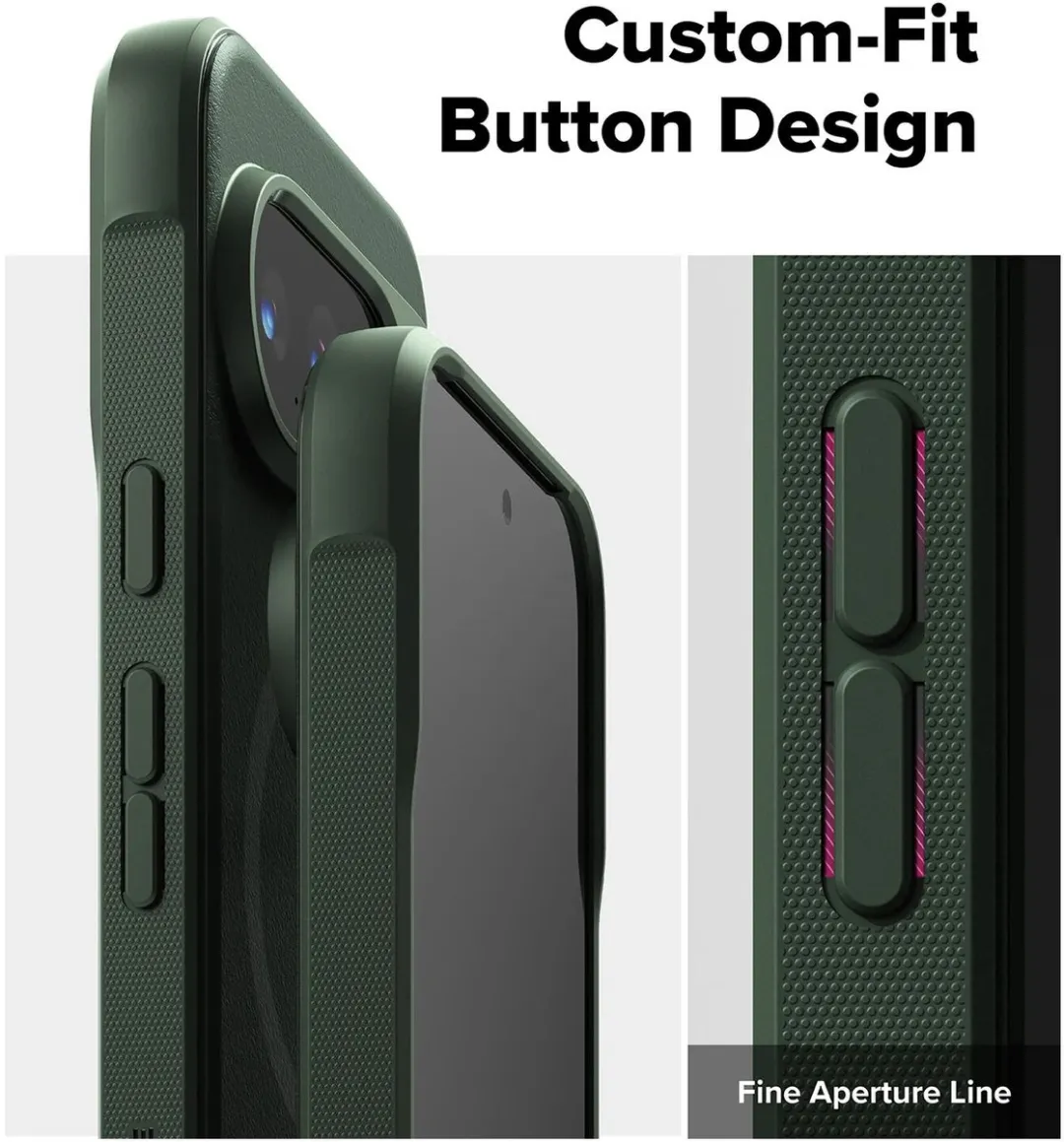 Ringke Onyx Magnetic Hoesje Google Pixel 10 - Groen - afbeelding 6 van 6