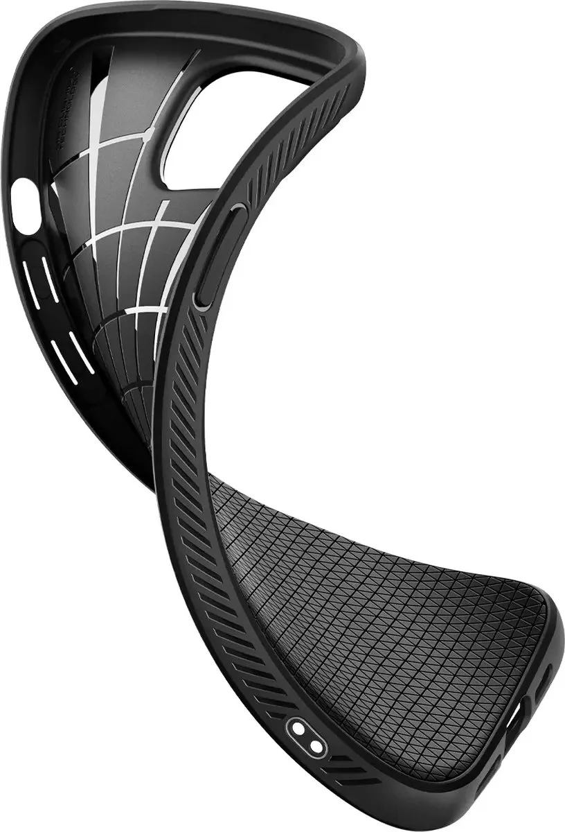 Spigen Liquid Air Back Cover iPhone 15 Plus - Zwart