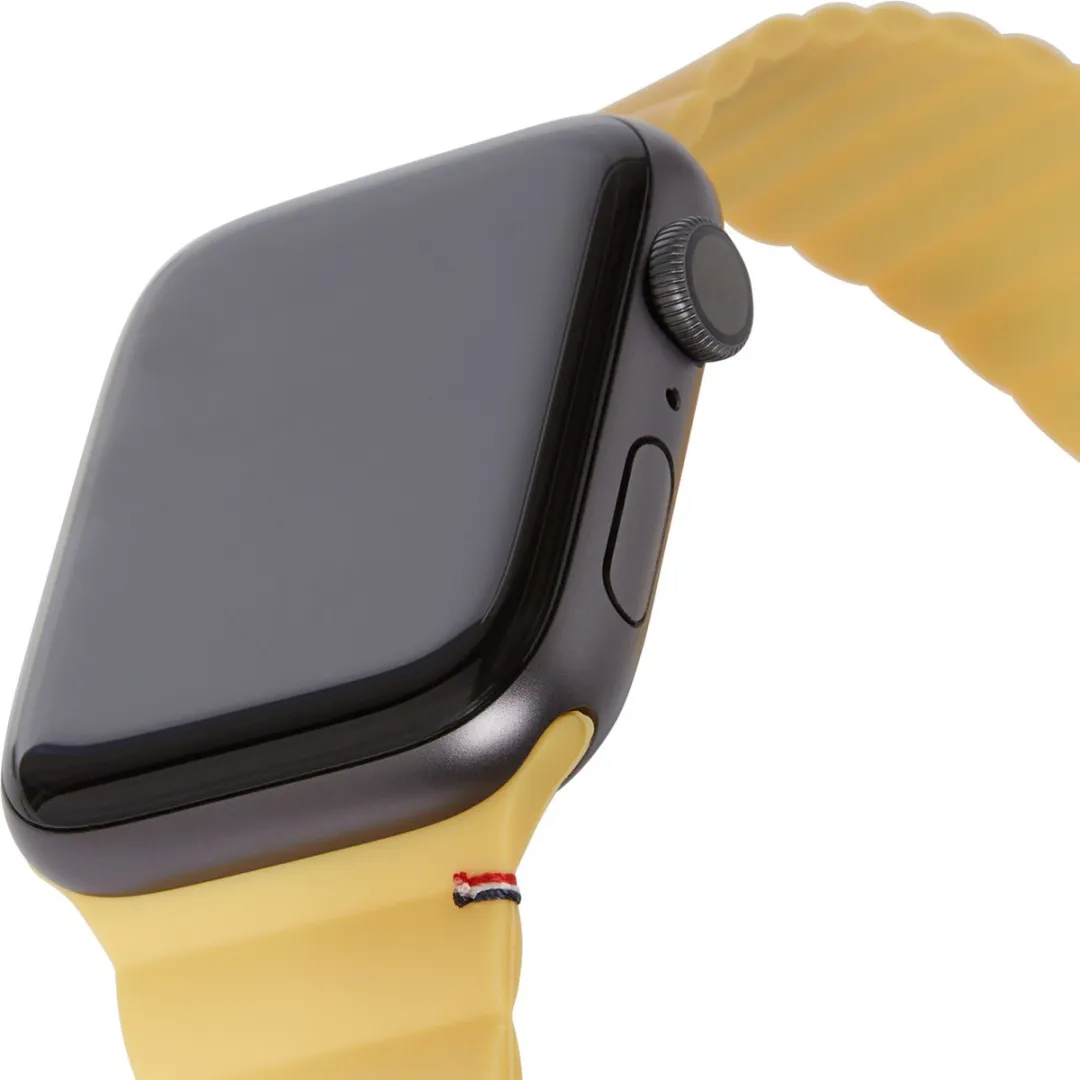 Decoded Siliconen Bandje Apple Watch 42-49mm - Sweet Corn
