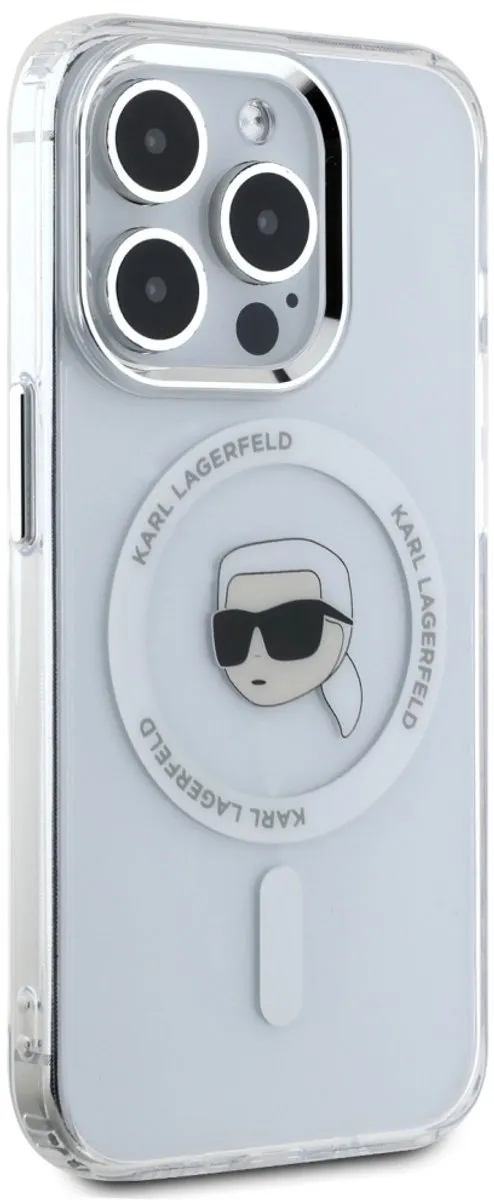 Karl Lagerfeld IML Magsafe Hoesje - Transparent