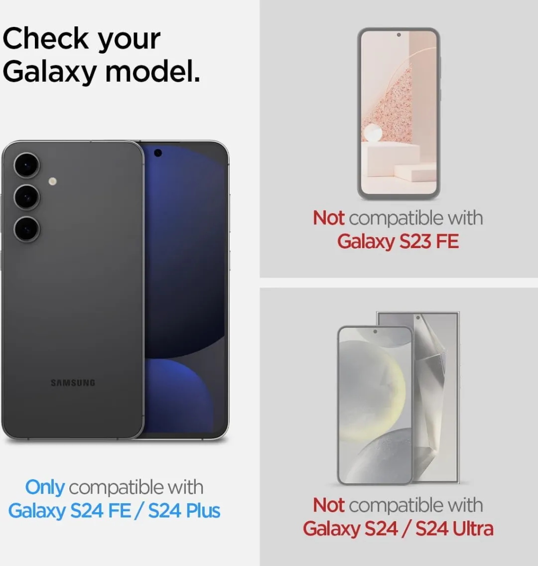 Spigen Optik Pro Camera Screenprotector Samsung Galaxy S24 FE - 2 Stuks