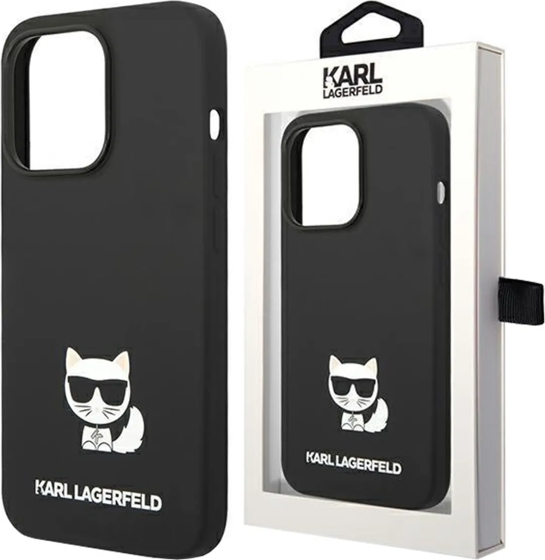 Karl Lagerfeld KLHCP14LSLCTBK iPhone 14 Pro Hoesje
