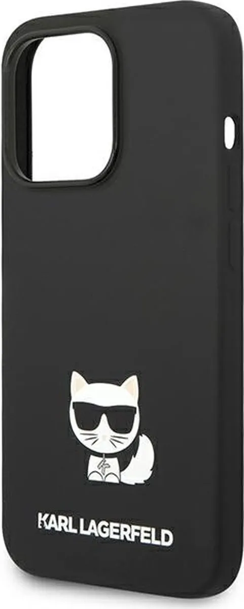 Karl Lagerfeld KLHCP14LSLCTBK iPhone 14 Pro Hoesje - Zwart