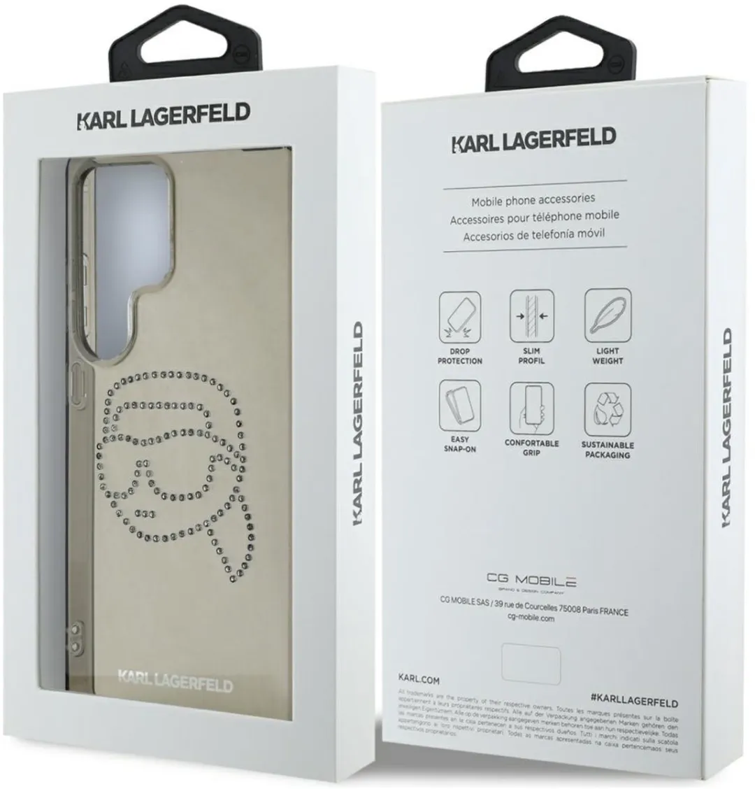 Karl Lagerfeld Hoesje S25 Ultra - Transparent