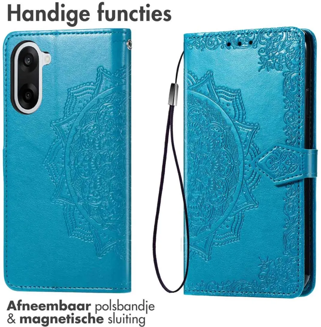 Imoshion Hoesje OnePlus Nord CE5 3 Pasjes - Turquoise - afbeelding 6 van 6