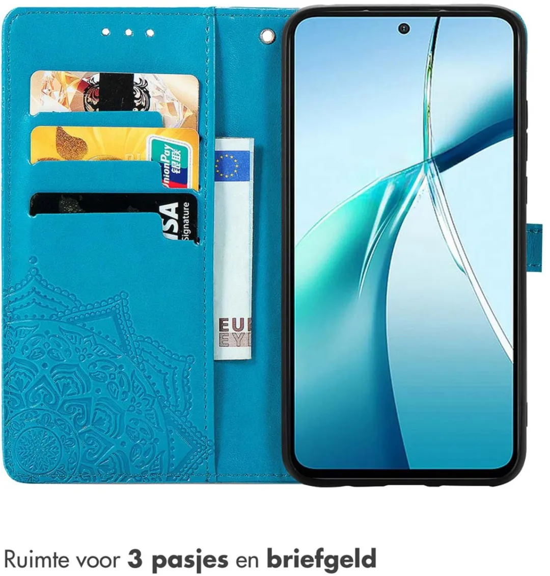Imoshion Hoesje OnePlus Nord CE5 3 Pasjes - Turquoise