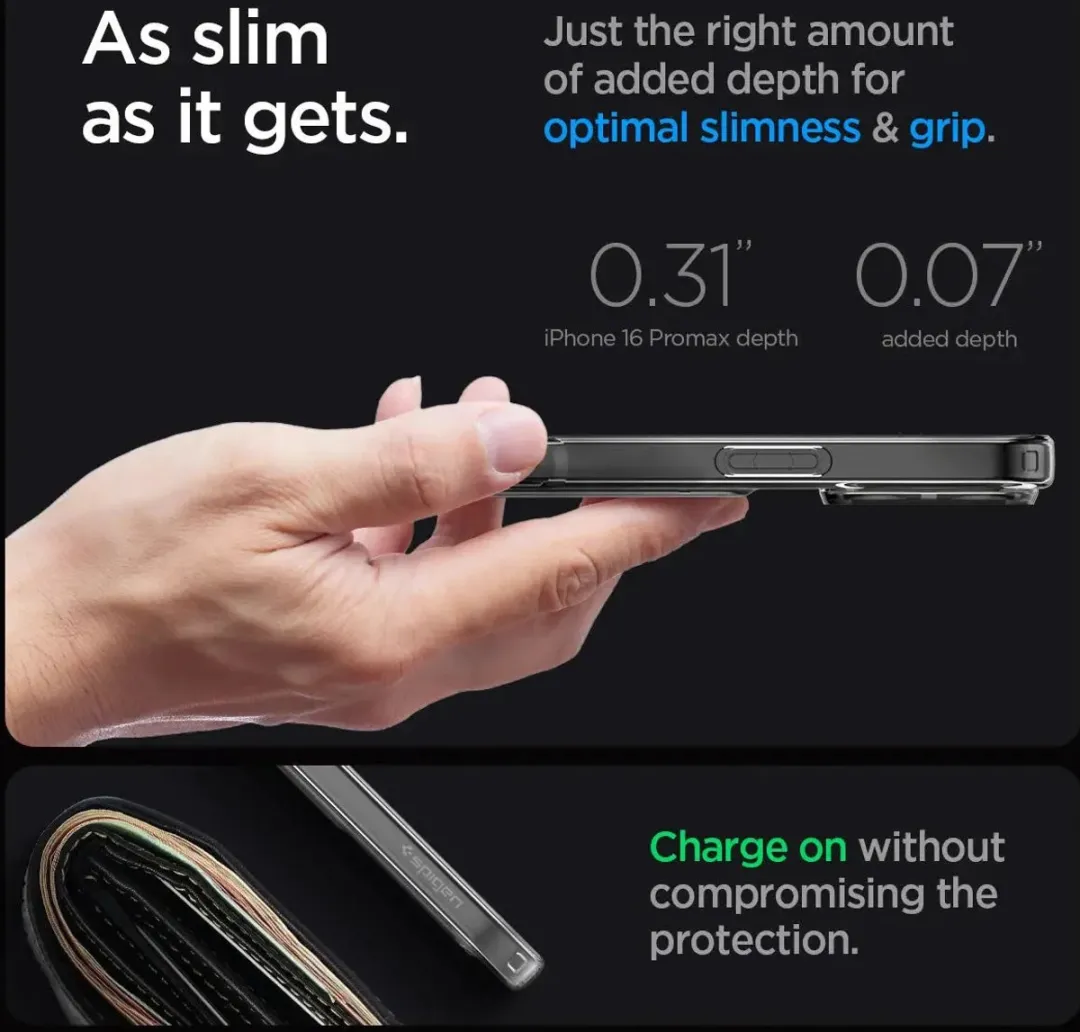 Spigen Crystal Slot Back Cover iPhone 16 Pro Max - Transparant