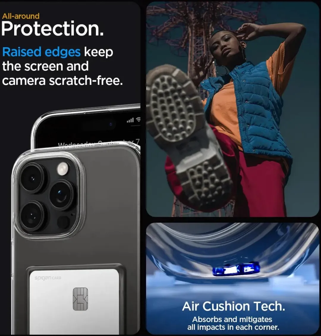 Spigen Crystal Slot Back Cover iPhone 16 Pro Max - Transparant