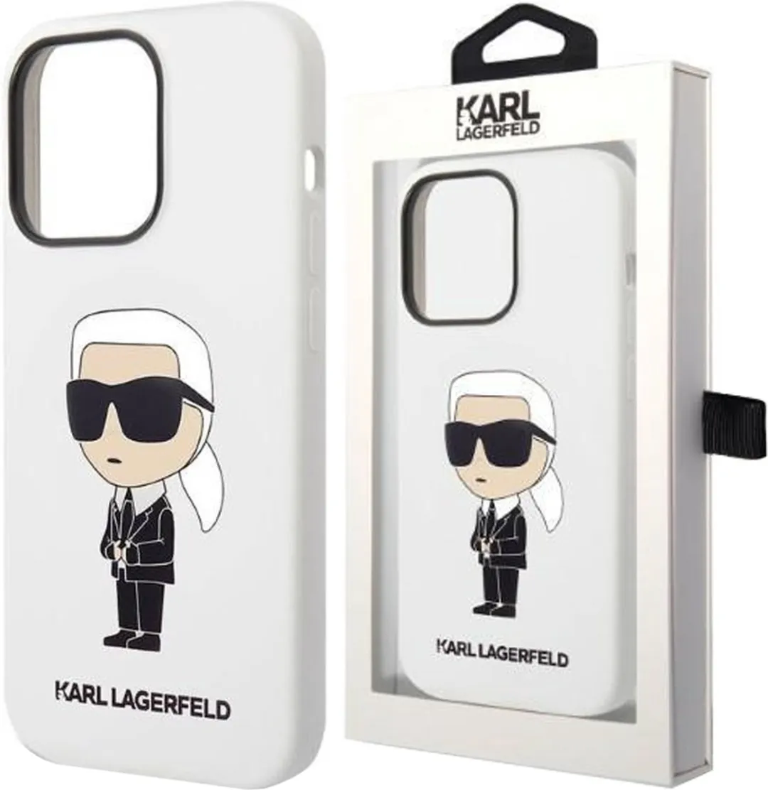 Karl Lagerfeld KLHCP14LSNIKBCH iPhone 14 Pro Hoesje