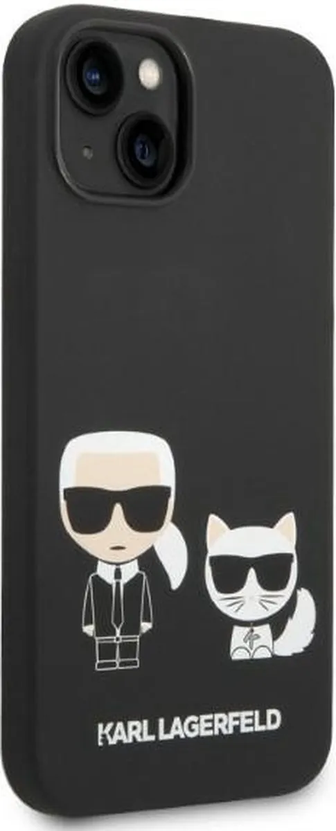 Karl Lagerfeld KLHMP14MSSKCK iPhone 14 Plus Hoesje - Zwart