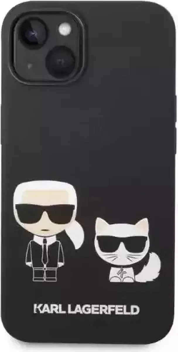 Karl Lagerfeld KLHMP14MSSKCK iPhone 14 Plus Hoesje - Zwart