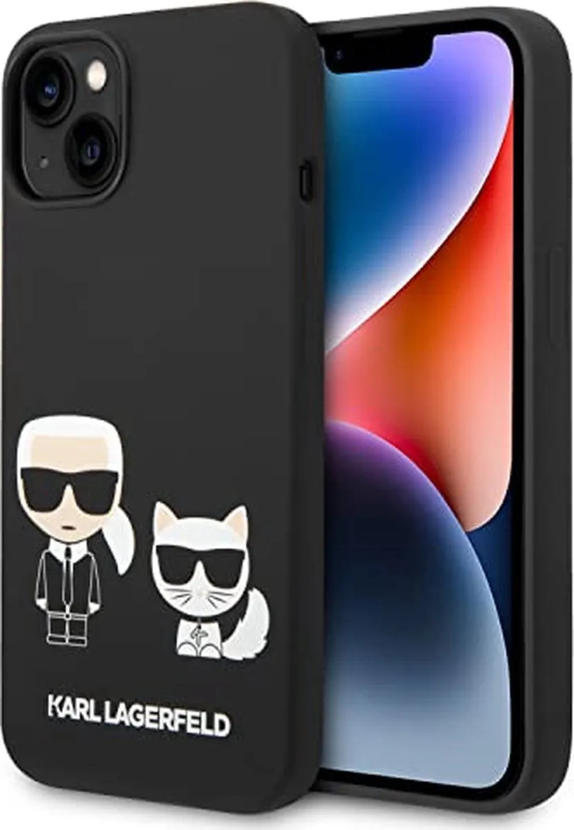 Karl Lagerfeld KLHMP14MSSKCK iPhone 14 Plus Hoesje - Zwart