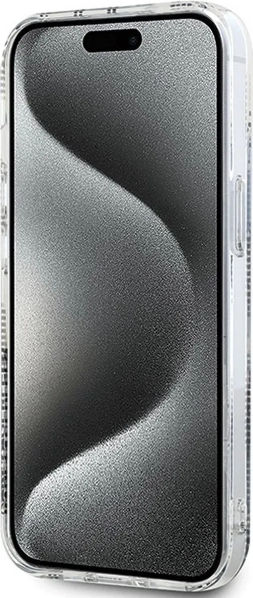 Karl Lagerfeld IML Choupette Head & Monogram Hoesje - iPhone 15/14/13 - Transparant