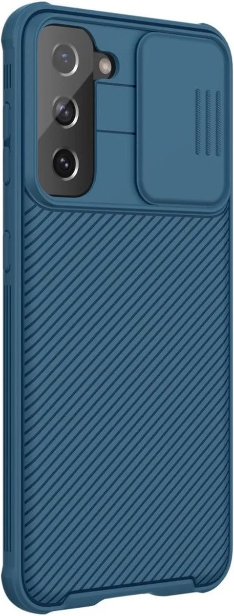 Nillkin Galaxy S21 Hoesje met Camera Slider - Blauw