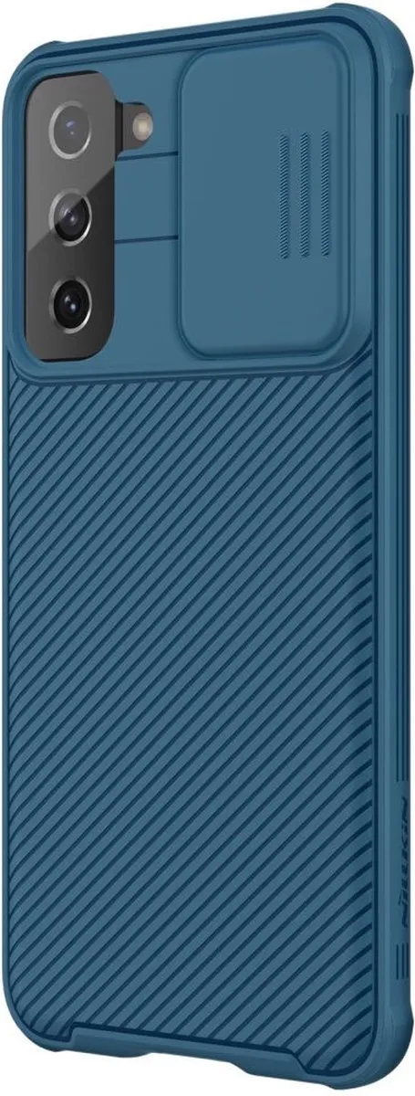 Nillkin Galaxy S21 Hoesje met Camera Slider - Blauw