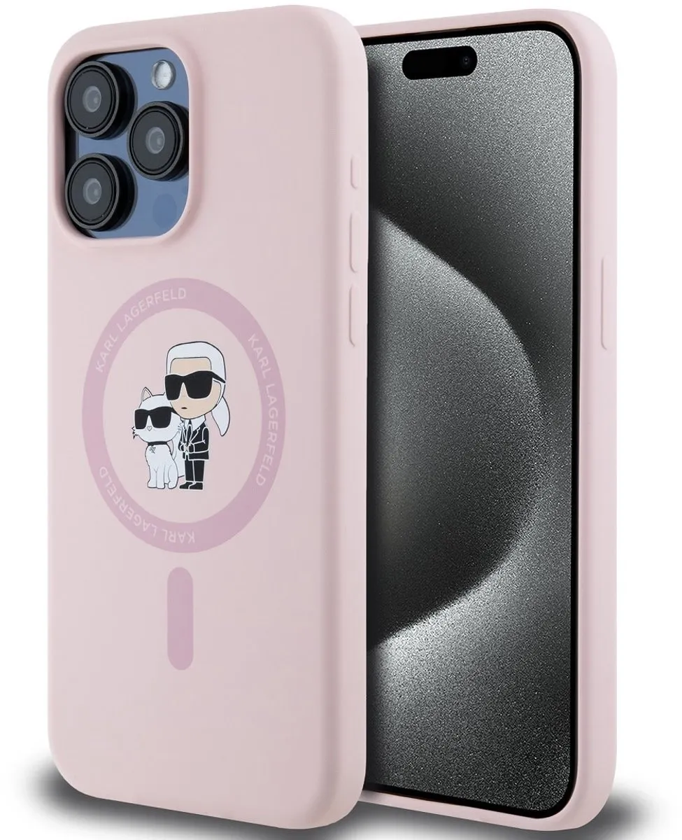 Karl Lagerfeld Karl&Choupette Hoesje iPhone 14 Pro