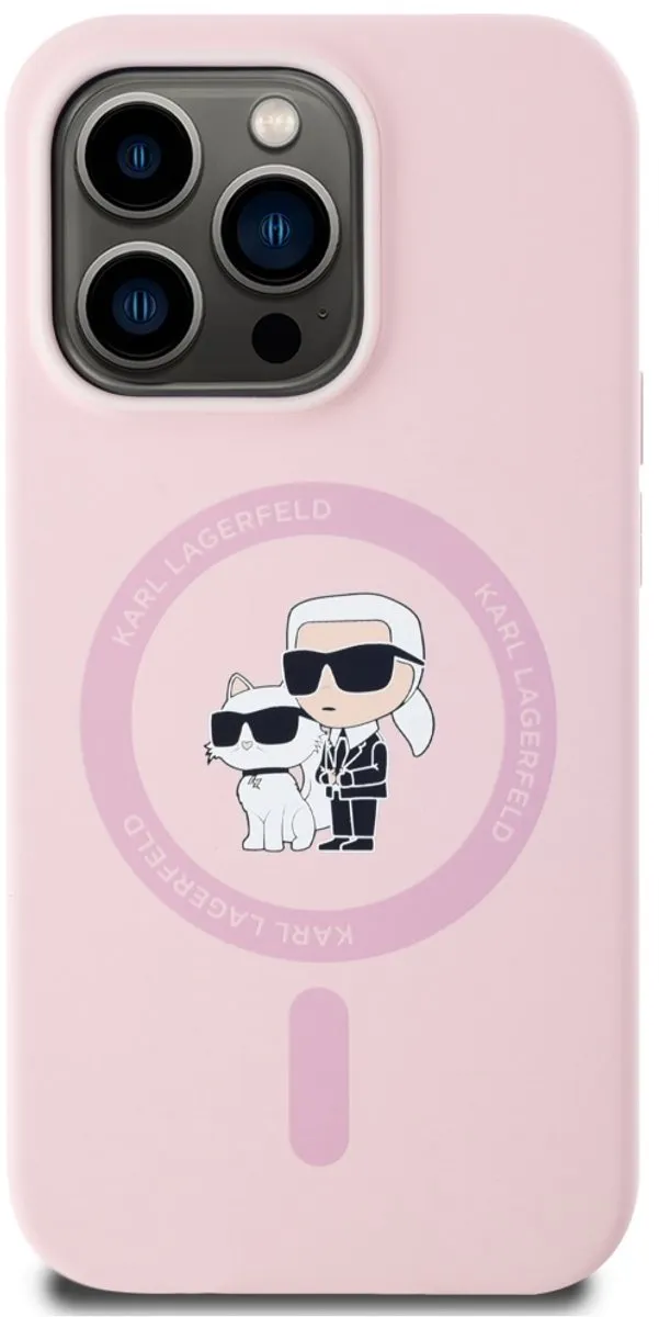 Karl Lagerfeld Karl&Choupette Hoesje iPhone 14 Pro - Transparent