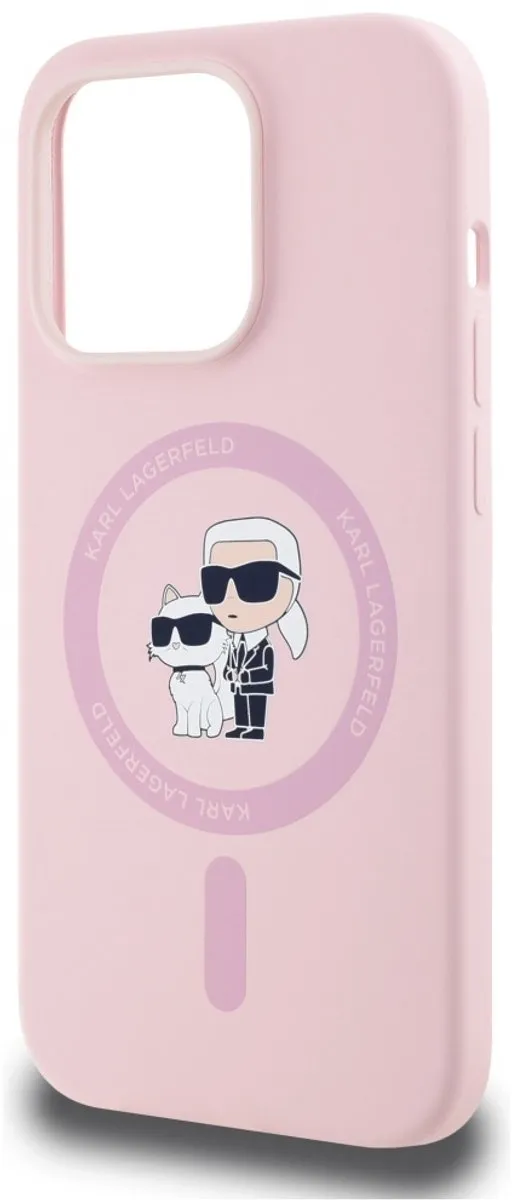 Karl Lagerfeld Karl&Choupette Hoesje iPhone 14 Pro - Transparent