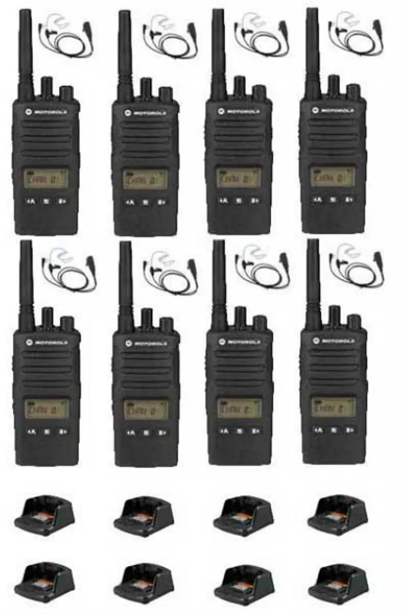 Motorola XT460 PMR446 Set 8 Stuks