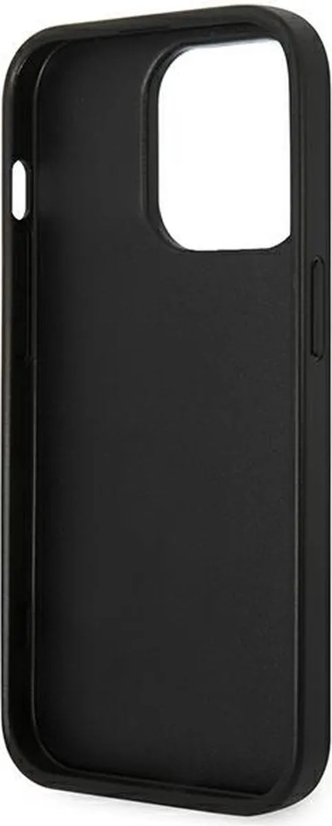 Karl Lagerfeld Apple iPhone 14 Pro Hoesje Saffiano Choupette - Zilver