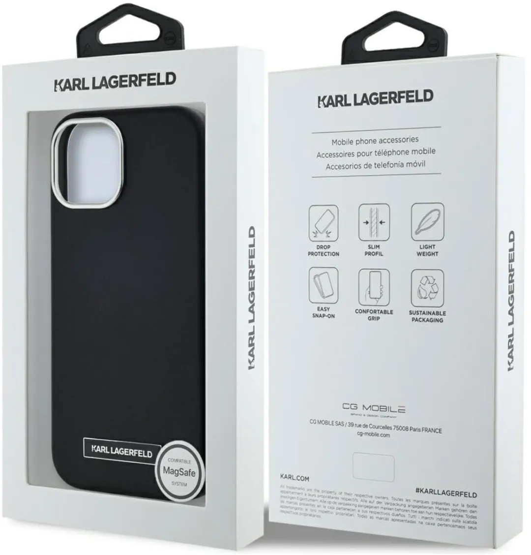 Karl Lagerfeld Magsafe Hoesje - Transparent