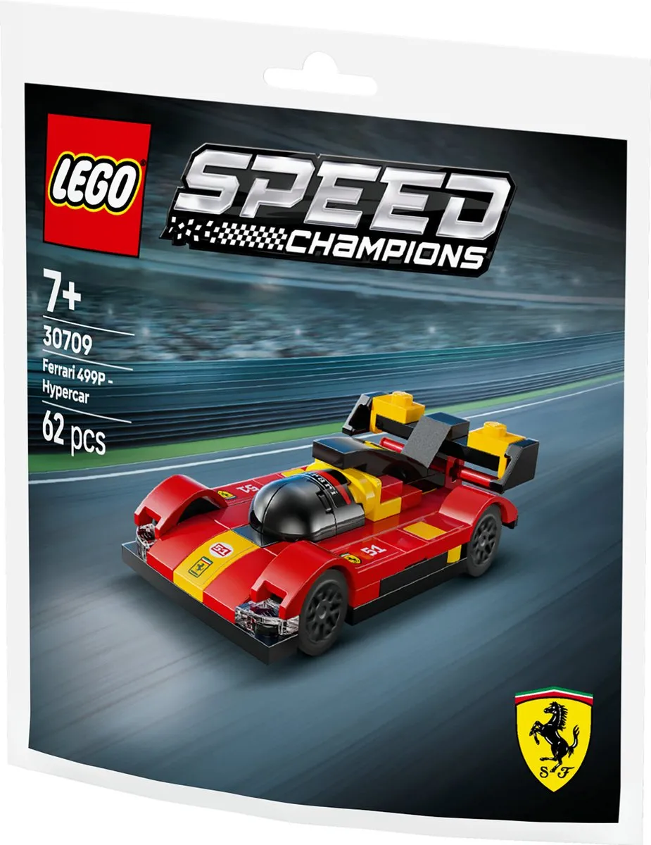 LEGO Speed Champions 30709 Ferrari Hypercar - 62 Stukken