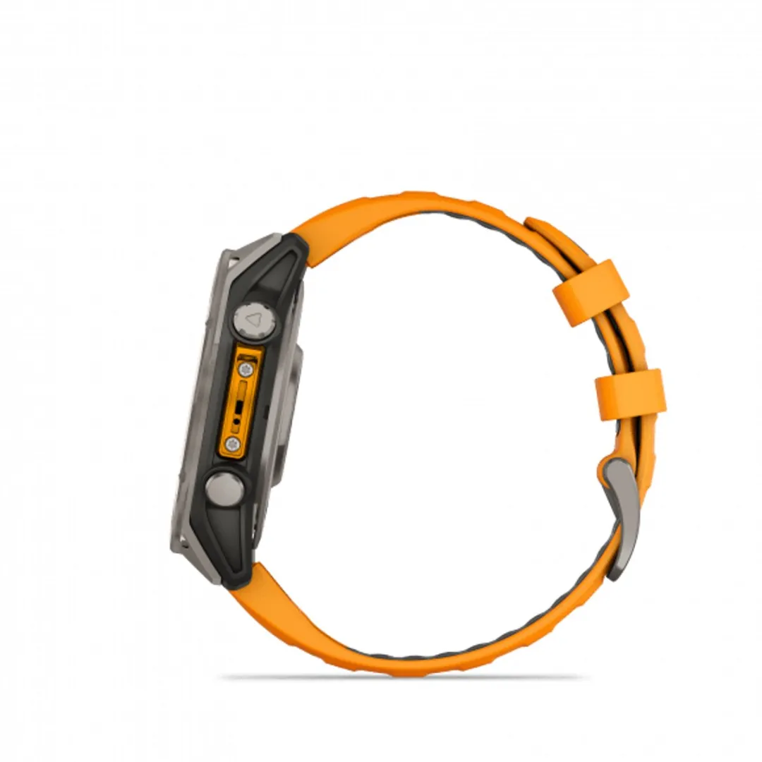 Garmin fēnix 8 47mm - AMOLED Sapphire - Titanium/Oranje - afbeelding 6 van 6