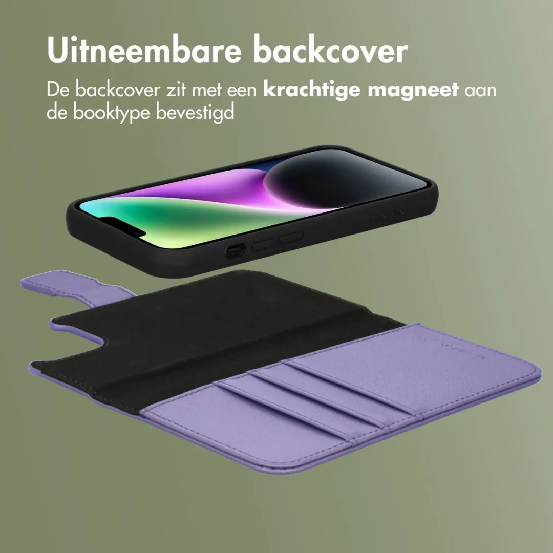 Imoshion iPhone 14 Hoesje 2-in-1 Bookcase - Paars