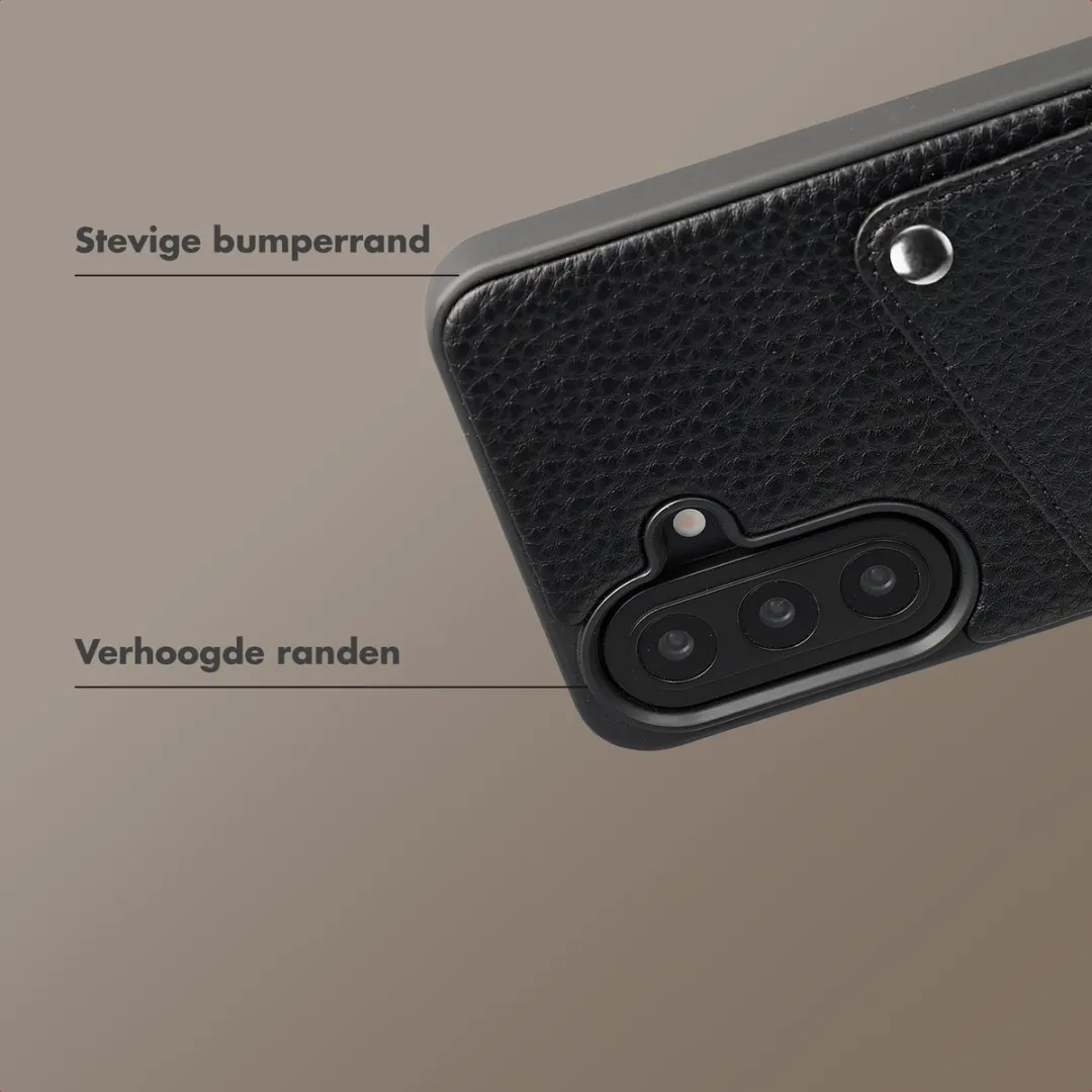 Selencia Hoesje Samsung Galaxy A57 - 2 Pasjes - Zwart
