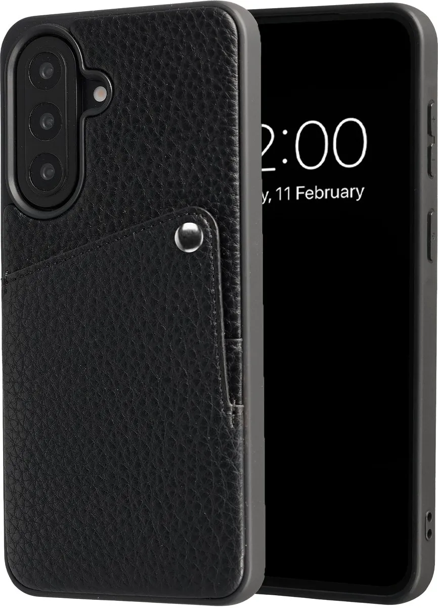 Selencia Hoesje Samsung Galaxy A57 - 2 Pasjes - Zwart