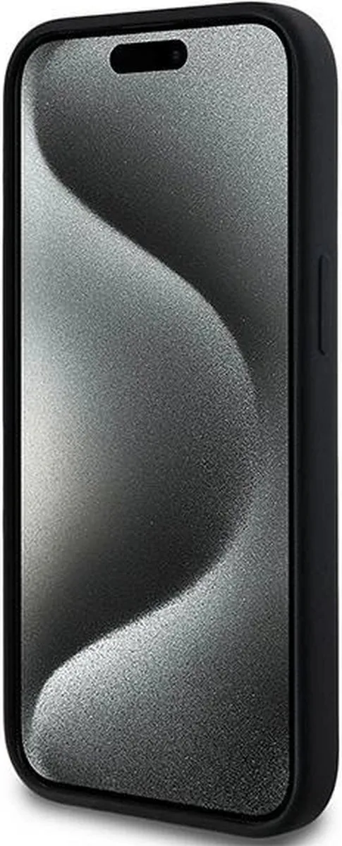 Karl Lagerfeld Siliconen Karl&Choupette MagSafe Hoesje iPhone 15/14 Plus - Zwart