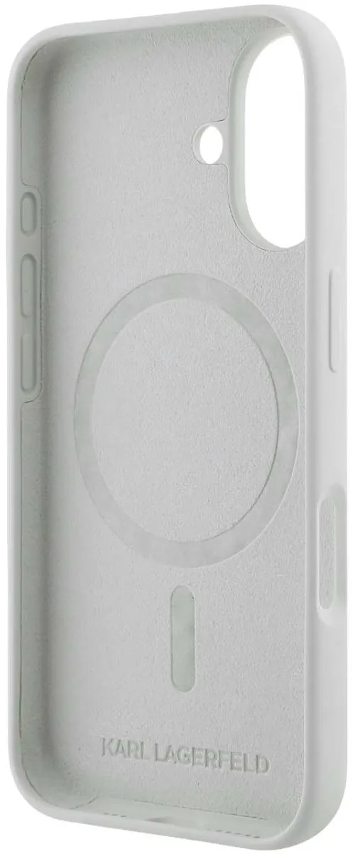 Karl Lagerfeld Hoesje iPhone 16 MagSafe - Beige