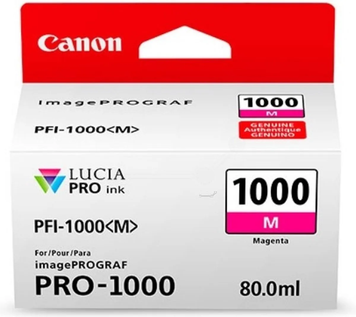 Canon PFI-1000 M Inktcartridge - Magenta - 80ml