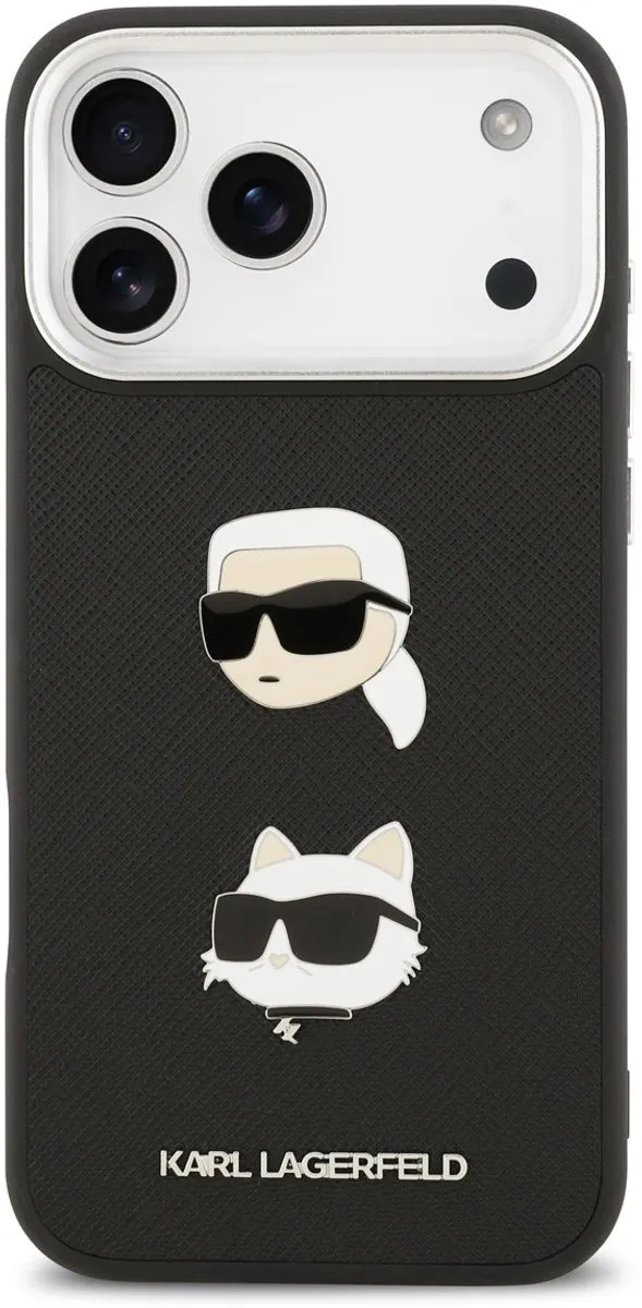 Karl Lagerfeld Back Cover Case iPhone 17 Pro Max - Zwart