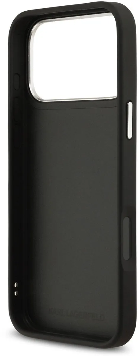 Karl Lagerfeld Back Cover Case iPhone 17 Pro Max - Zwart - afbeelding 6 van 6