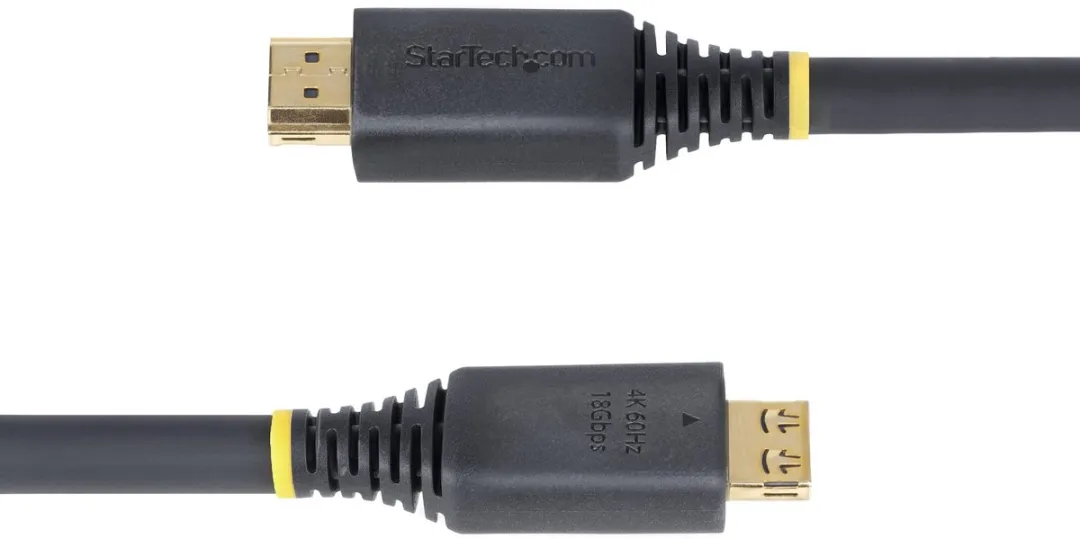 Startech HDMI2-CABLE-GRIP-20F Kabel - 6,1m - 4K 60Hz/144Hz - Zwart