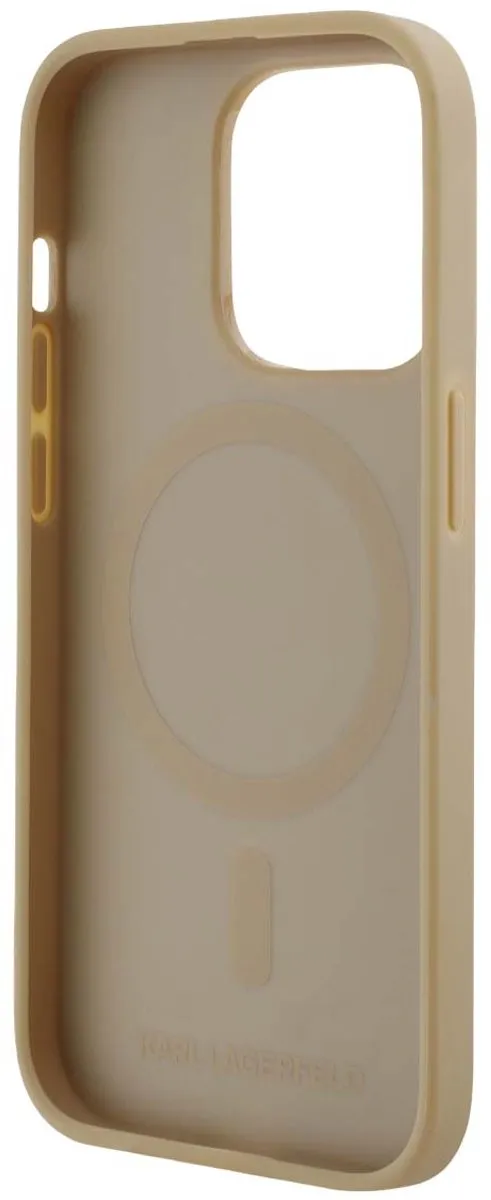 Karl Lagerfeld KLHMP14XPGKHPHE Back Cover iPhone 14 Pro Max - Beige