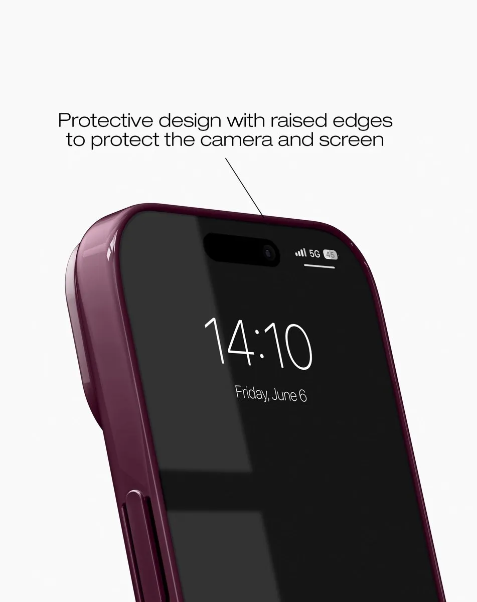 iDeal of Sweden iPhone 13/14/15/16E Slim Case MagSafe Glossy Cherry