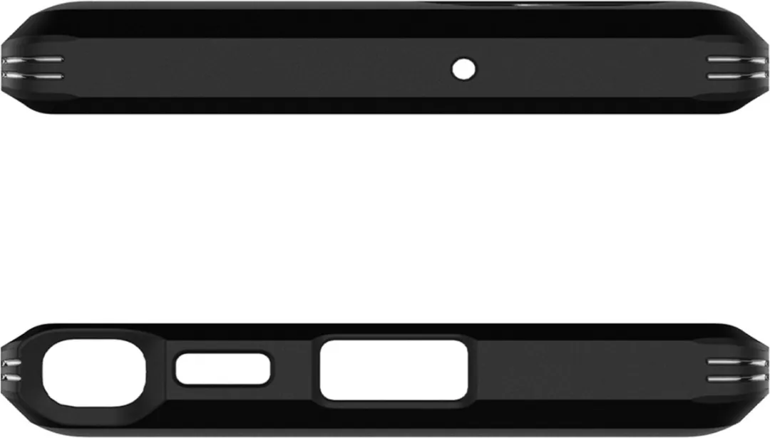 Spigen Tough Armor ACS03923 Hoesje - Samsung Galaxy S22 Ultra - Zwart